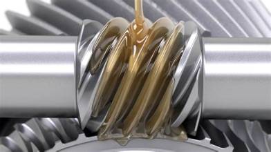 Gear lubricant close up